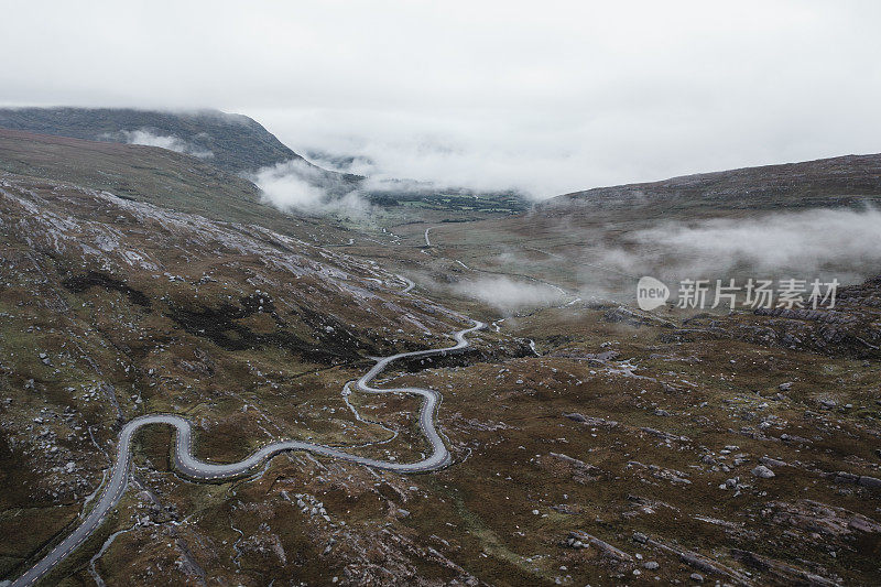 爱尔兰cocork的Beara半岛的Healy Pass